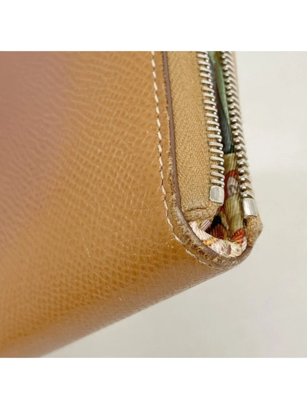 Hermes Wallet Azap Long Silk in Veau Gold Silver
